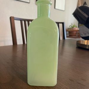 Jadeite colored glass bottle by Hearth and Hand by Magnolia